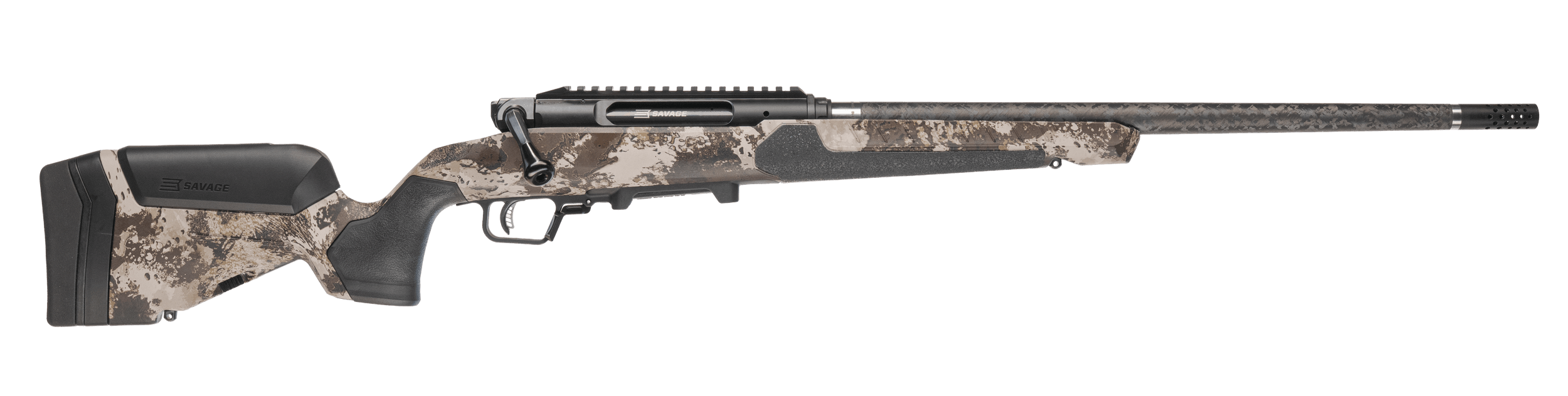 Savage Arms 32858 Impulse UltraLite Pro Full Size 270 Win 3+1 20" Carbon Fiber Barrel Carbon Steel Drilled & Tapped Receiver Savage Western Camo AccuStock w/AccuFit V2 Synthetic Stock