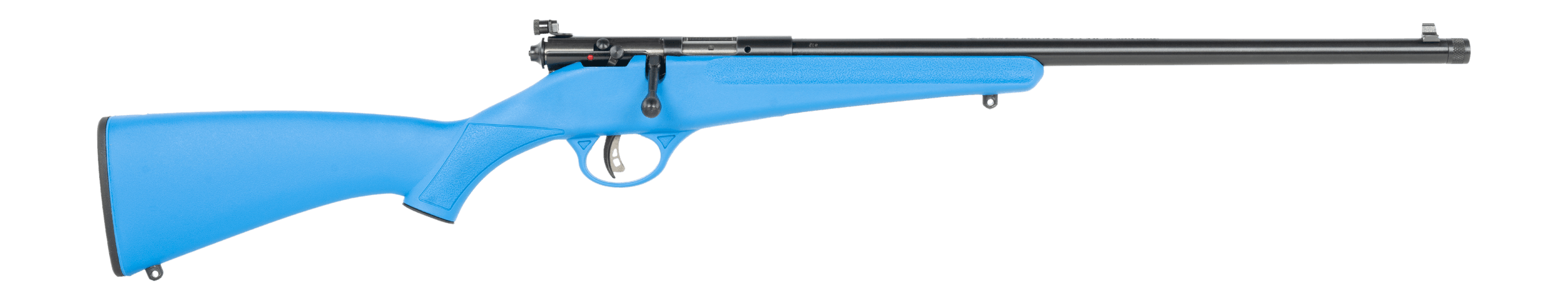 Savage Arms Rascal F-SR 22 LR 1rd 16.13" Matte Black Single Shot Threaded Barrel Blue Synthetic Stock Right Hand