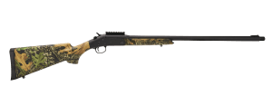 Stevens 301 Turkey Compact 20 Gauge Break Open 3" 1rd Matte Black Single Shot Barrel & Receiver Mossy Oak Bottomland Synthetic Stock Ambidextrous