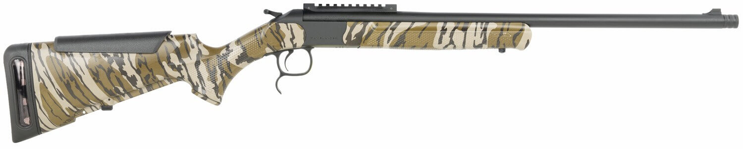 Retay USA GML410GBL Gamelander Single Shot 3" 1rd Black Deep Bore Barrel Black Drilled & Tapped Receiver w/Picatinny Rail Adj LOP OG Bottomland Synthetic Stock - Image 4