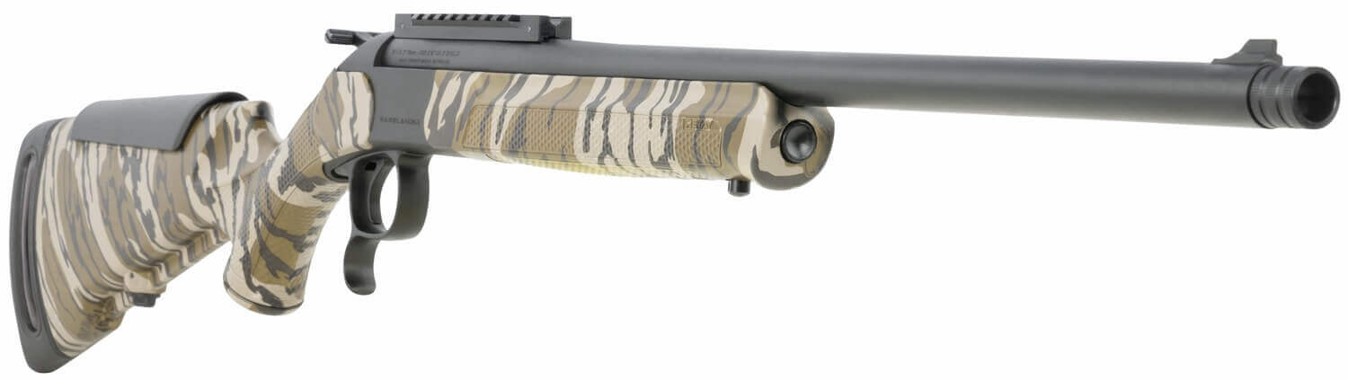 Retay USA GML410GBL Gamelander Single Shot 3" 1rd Black Deep Bore Barrel Black Drilled & Tapped Receiver w/Picatinny Rail Adj LOP OG Bottomland Synthetic Stock - Image 3