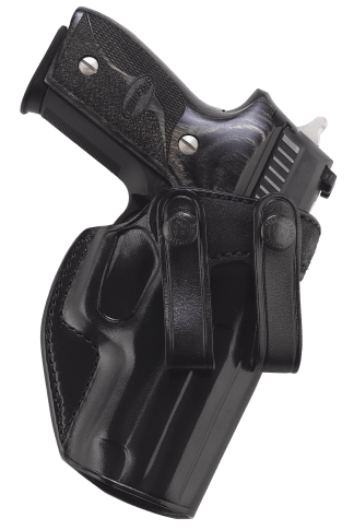 Galco SUM822B Summer Comfort IWB Black Leather Belt Loop Fits Sig P320 Compact Fits Beretta APX Fits Sig M18 Right Hand