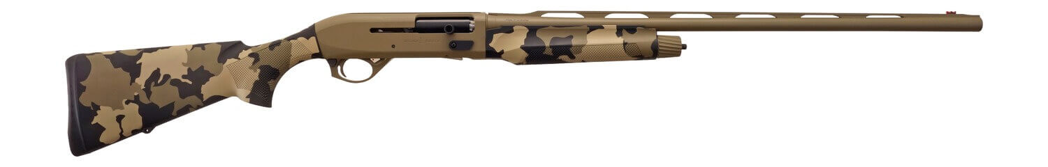 T R Imports A22026OS1 Alpha 2 20 Gauge 3" 4+1 26" Flat Dark Earth Cerakote Vent Rib Barrel & Receiver Fixed Old School Camo Synthetic Stock - Image 2