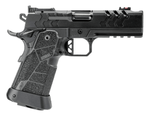 Kimber Mfg  Inc 3500073 2K11 Pro Compact 9mm Luger 19+1 4.25" Black DLC Stainless Steel Compensated Barrel & Lightening Cut/Optic Ready/Serrated Slide  Black Stainless Steel Frame w/Beavertail & Picatinny Rail  Textured Grip  RMR Footprint
