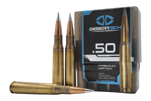 Desert Tech DTM500750BX Premium Match  50BMG 750gr 10 Per Box/10 Case