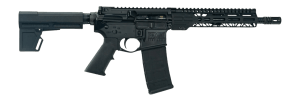 Faxon Firearms FXSPT3B105GA9 Sport 300 Blackout 30+1 10.50" Salt Bath Nitride Threaded Barrel Aluminum Receiver w/Picatinny Rail M-LOK Handguard Black Polymer KAK Shockwave Pistol Brace A2 Style Grip