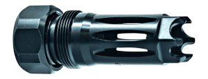 Faxon Firearms FFMDPBFH02 Plan-B MuzzLok Flash Hider 5/8"x24 Threads Black Stainless Steel