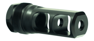 Faxon Firearms FFMDPBBRAKE01 Plan-B MuzzLok Muzzle Brake 1/2"x28 Threads Black Stainless Steel
