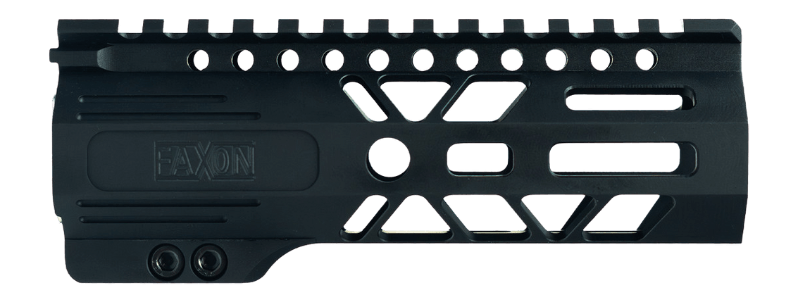 Faxon Firearms FFHGMLOK6G415 Streamline Handguard Aluminum Black Anodized Receiver