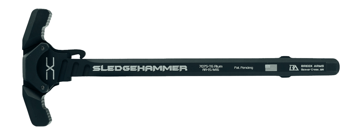 Faxon Firearms FFRACHARGINGHANDLE06 Sledgehammer Charging Handle Black Ambidextrous