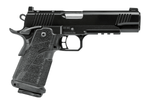 Kimber Mfg  Inc 3600301 DS Warrior 
38 Super 20+1 5" Matte Stainless Barrel  KimPro Black Optic Cut/Serrated Slide  Black Stainless Steel Frame w/Beavertail & Picatinny Rail  Black Carbon Fiber Grip  Ambidextrous