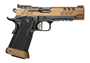 Kimber Mfg  Inc 3500057 2K11 Target 9mm Luger 10+1 Stainless Steel Lightening Cut/Optic Ready/Serrated Slide  Stainless Steel Frame w/Beavertail & Picatinny Rail