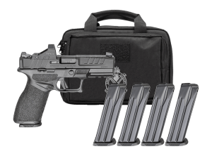 Springfield Armory EC9409BFCPAC Echelon 40F.C Gear Pac 9mm Luger 20+1 4" Black Melonite Barrel  Steel Optic Ready/Serrated Slide  Black Polymer Frame w/Picatinny Rail  Ambidextrous