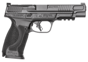 Smith & Wesson 14670 M&P M2.0 Metal 9mm Luger 17+1 5" Black Armornite Stainless Steel Barrel & Optic Ready/Serrated Slide  Black Armornite Stainless Steel Frame w/Picatinny Rail  Interchangeable Palmswell Grip  No Thumb Safety