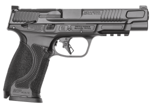 Smith & Wesson 14673 M&P M2.0 Metal 9mm Luger 10+1 5" Black Armornite Stainless Steel Barrel & Optic Ready/Serrated Slide  Black Armornite Stainless Steel Frame w/Picatinny Rail  Interchangeable Palmswell Grip  Thumb Safety