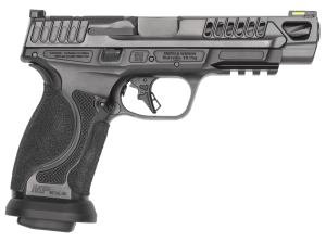 Smith & Wesson 14070 M&P M2.0 Competitor HD 9mm Luger 10+1 5" Overall Black Armornite Stainless Steel Spiral Fluted Barrel  Lightening Cut/Optic Ready/Serrated Slide & Stainless Steel Frame w/Picatinny Rail  Interchangeable Palmswell Grip  No Thumb Safety