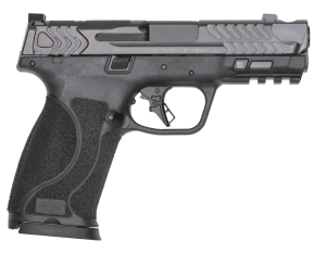 Smith & Wesson 14413 M&P PC M2.0 10mm Auto 15+1 4" Black Armornite Ported Stainless Steel Barrel & Optic Ready/Ported/Serrated Slide  Polymer Frame w/Picatinny Rail  Interchangeable Palmswell Grip