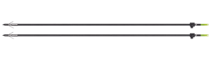 Ravin Crossbows ABFA2PK Bowfishing Arrows  Black 2 Pack