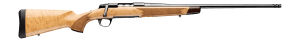 Browning 036129282 X-Bolt 2 Medallion 6.5 Creedmoor 4+1 22" Gloss Blued Threaded Barrel & Steel Drilled & Tapped Receiver Grade V Birds Eye Maple Fixed Wood Stock Right Hand