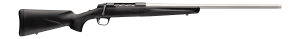 Browning 036115297 X-Bolt 2 Special LR Full Size 300 PRC 3+1 26" Matte Stainless Threaded Barrel  Matte Stainless Steel Drilled & Tapped Receiver  Black Adj Comb & LOP Synthetic Stock Right Hand