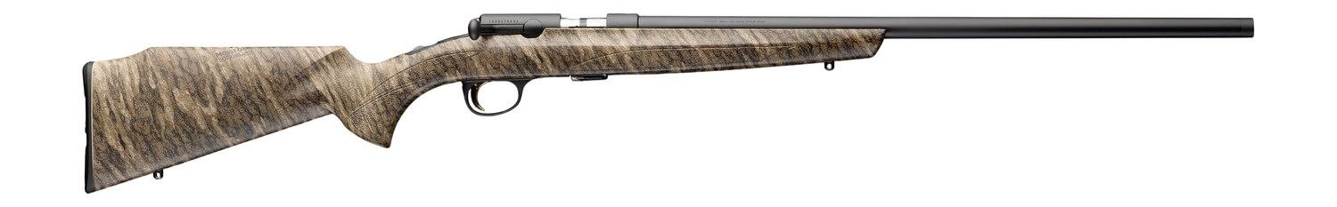 Browning 025259202 T-Bolt Target/Varmint SR 22 LR 10+1 22″ Matte Blued Threaded Barrel Blue Polished Steel Drilled & Tapped Receiver Mossy Oak Bottomland Monte Carlo Synthetic Stock Right Hand Browning 025259202 T-Bolt Target/Varmint SR 22 LR 10+1 22″ Matte Blued Threaded Barrel Blue Polished Steel Drilled & Tapped Receiver Mossy Oak Bottomland Monte Carlo Synthetic Stock Right Hand