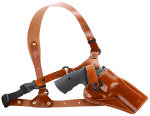 Galco GA170 Great Alaskan Chest Holster Fits Chest Up To 54" Tan Leather Shoulder/Torso Strap Fits S&W X Frame 500 4" Right Hand