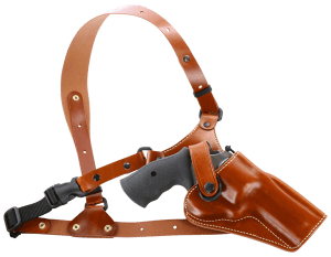 Galco GA194 Great Alaskan Size Fits Chest Up To 54" Tan Leather Shoulder/Torso Strap Fits Ruger RedHawk Fits Ruger GP100 Right Hand