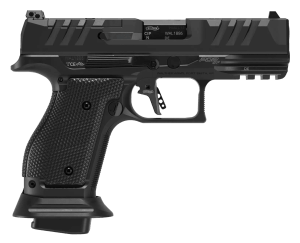 Walther Arms 289699110 PDP  Compact 9mm Luger 10+1 4" Black Polygonal Rifled Barrel  Black Optic Ready/Serrated Slide  Black Steel Frame w/Picatinny Rail  Textured Wraparound Grip