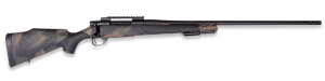 Weatherby VBS7MMPR2B Vanguard Black Hills 7mm PRC 3+1 20" + 2" Matte Blued Heavy Threaded Barrel  Matte Blued Steel Receiver w/Picatinny Rail  Black w/Green & Tan Accents Peak 44 Monte Carlo Polymer Stock