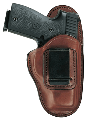 Bianchi 19221 100 Professional IWB Size 01 Tan Leather Belt Clip Fits Ruger LCR/S&W J Frame 2" Left Hand