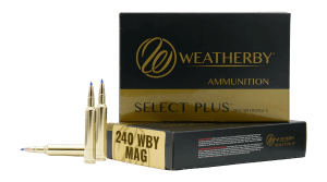 Weatherby M24072HCB Select Plus  240Wthby Mag 72gr Hammer Custom 20 Per Box/10 Case