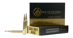 Weatherby M300195HCB Select Plus  300Wthby Mag 195gr Hammer Custom 20 Per Box/10 Case