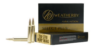 Weatherby M303195HCB Select Plus  30-378Wthby Mag 195gr Hammer Custom 20 Per Box/10 Case