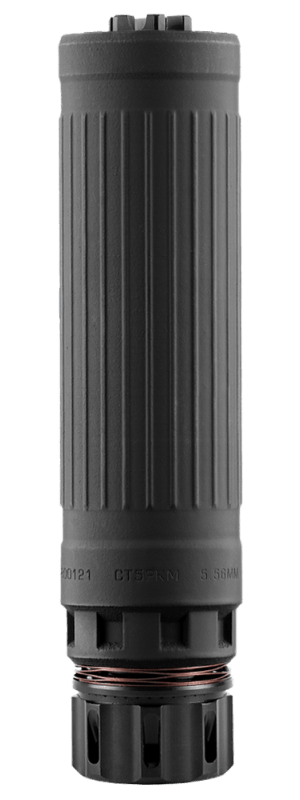 Dead Air CT5PKMBLK CT5P Patrol 6mm/5.56 NATO 1.60" Black Haynes 282