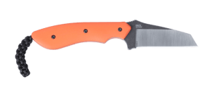 CRKT 2399C S.P.I.T.  2.29" Fixed Plain Stonewashed 8Cr13MoV SS Blade  Orange G10 Handle