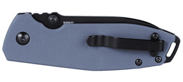 CRKT 2495GC SQUID XM EDC 2.95" Folding Plain Black Oxide D2 Steel Blade Gray Textured G10 Handle - Image 3