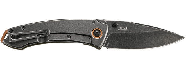 CRKT 2520C Tuna EDC 3.22" Folding Plain Stonewashed 8Cr14MoV SS Blade OD Green G10 Handle - Image 2