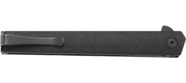 CRKT 7097KC CEO Flipper 3.35" Folding Plain Black EDP AUS8A SS Blade Black GRN Handle - Image 3
