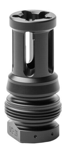 Dead Air RXD684 RXD Birdcage Flash Hider 6mm 1/2"x28 Threads Black Stainless Steel - Image 2