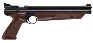Crosman P1377BR American Classic Pump Pistol Pump 177 1rd Brown Polymer Grips