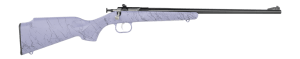 Crickett KSA2345 My First Rifle Gen2 22 LR 1rd 16.10" Blued Single Shot Barrel Blued Drilled & Tapped Receiver Purple w/Black Webbing Fixed Synthetic Stock