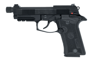Langdon Tactical Tech 80X32BTJ Beretta Cheetah 80X Micro-Compact 32 ACP 13+1 4.40" Black Threaded Barrel  Black Bruniton Carbon Steel Optic Ready/Serrated Slide  Black Anodized Aluminum Frame w/Picatinny Rail  Textured Grip  Ambidextrous