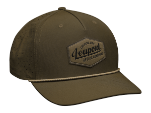 Leupold 185044 Leupold Optics Co. Performance Hat Dark Loden Mid-Length Pre-Curved Bill