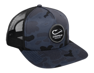 Leupold 183987 Fishhook Trucker Hat Camo Navy Semi-Structured