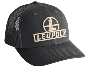 Leupold 186792 Reticle Trucker Hat Gray Semi-Structured
