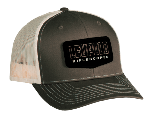Leupold 187751 Leupold Riflescope Trucker Hat Dark Brown/Birch Semi-Structured