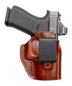 Galco STOE800R Stow-N-Go Masterbilt IWB Tan Steerhide Fits Glock 43 Belt Holster Right Hand