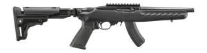 Ruger 33000 10/22 SBR 22 LR 15+1 8ā³ Matte Black Threaded Barrel Black Receiver w/Picatinny Rail Black Folding/Reversible Polymer Stock Polymer Grip Ruger 33000 10/22 SBR 22 LR 15+1 8ā³ Matte Black Threaded Barrel Black Receiver w/Picatinny Rail Black Folding/Reversible Polymer Stock Polymer Grip