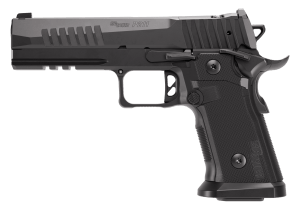 Sig Sauer 211F9GT510 P211 GT5 Full Size 9mm Luger 10+1 5" Black Barrel Black Nitron Stainless Steel Optic Ready/Serrated Slide & Frame w/Beavertail & Picatinny Rail G10 Grip Panels SIGLOC-PRO Footprint Ambidextrous