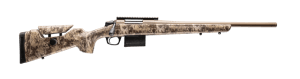 CVA CR4050 Cascade Varmint Hunter 204 Ruger 10+1 20" Flat Dark Earth Cerakote Threaded Barrel & Receiver w/Picatinny Rail Krytek Highlander Adj Comb & LOP Synthetic Stock